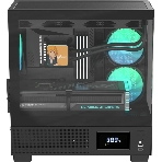 Компьютерный корпус AeroCool/Formula V Line Crystal E1M Black, MATX, USB3.0*2, Switch Display Panel, фото5