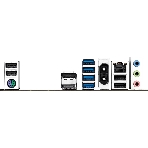 Материнская плата Gigabyte A520M DS3H WIFI6E, AM4, AMD A520, 4xDDR4, 4xSATA, 1xM.2, 1xPCIe 3.0 x16, 1xPCIe 3.0 x1, 1xHDMI, 1xDP, 1x1Gb LAN, Wi-Fi 6E, Bluetooth 5.3, 4xUSB-A 5Gbps, 4xUSB-A 2.0, 1xPS/2, 3x3.5 мм, 7.1, mATX, фото2