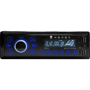 Автомагнитола Ural Молот АРС-МТ 333С, 1 DIN, Bluetooth, USB Type-A, AUX