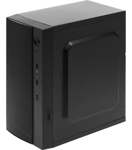 Компьютерный корпус Accord ENTRY ACC-242B черный без БП mATX 2xUSB 2.0 audio