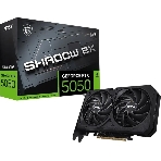 Видеокарта MSI GeForce RTX 5050 8G SHADOW 2X OC, NVIDIA RTX 5050, 8 ГБ GDDR6, 128 бит, PCI-e 5.0, 1xHDMI, 3xDP, 2617 МГц, фото2