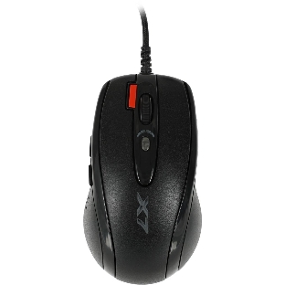 Мышь проводная A4Tech XL-750BK черный, 3600 dpi, USB, кнопки - 7