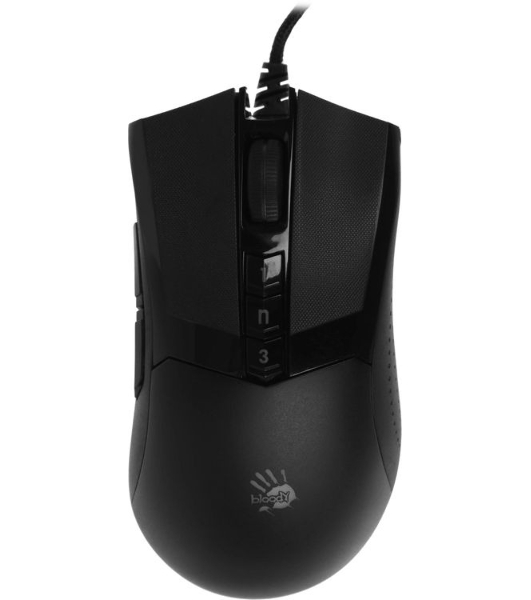Мышь проводная A4Tech Bloody W90 Max черный, 10000 dpi, USB, кнопки - 10