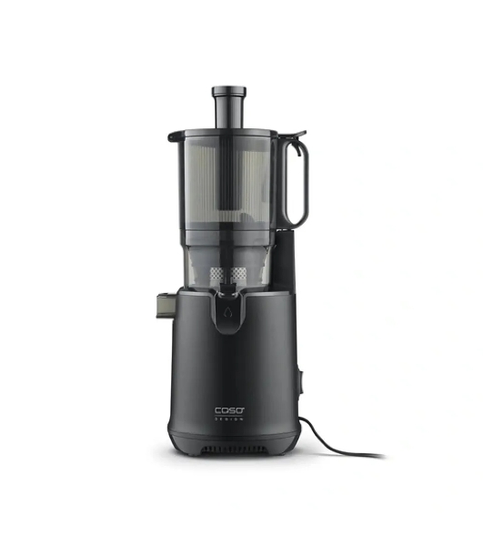 Соковыжималка CASO Juice Fit Pro черный, шнековая вертикальная, 250 Вт, 1000 мл, электронное, реверс