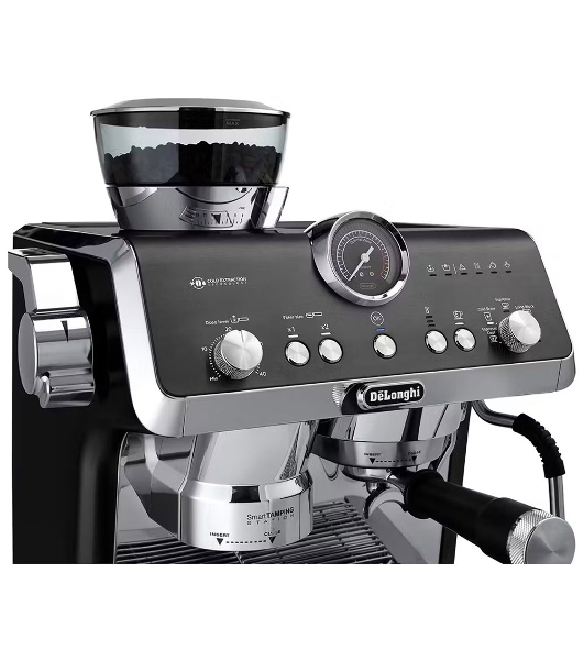 Кофеварка рожковая DELONGHI EC9555 ВК черный, исп. кофе - молотый/зерновой, 2 л, 1550 Вт, 19 Бар