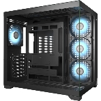 Компьютерный корпус без блока питания PCCooler C3T700 BK, Midi-Tower, TG, no fans, 1xUSB-A 3.0 + 1xUSB-A 2.0 + 1xUSB-C, ATX, mATX, mITX черный, фото4