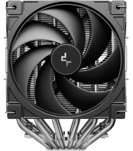 Кулер для процессора DEEPCOOL AG620 G2 LGA1954/1851/1700/AM5/AM4 (9шт/кор, TDP 270W, PWM, DUAL Black Fan 120mm, 6 тепл. трубок, черный) RET