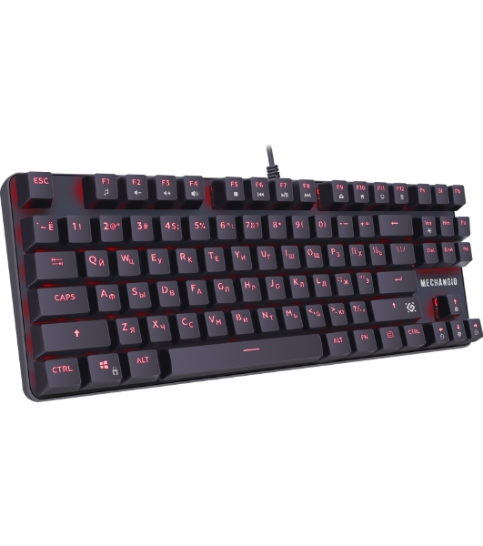 Клавиатура проводная Defender MECHANICAL MECHANOID GK-581 RU BLK