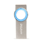 Флешка USB SmartBuy MC2 Metal Blue (SB032GbMC2), 32Gb, USB 2.0, R/W 25/15, синий/серебристый, фото 1