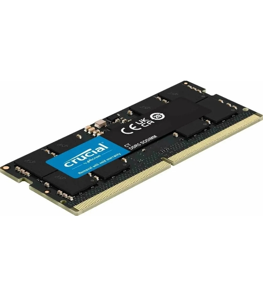 Оперативная память Crucial, DDR5, 16GB (1x16 GB), 4800 MHz, CL40, SO-DIMM