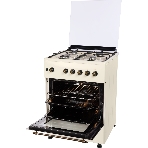 Плита газовая Nordfrost GG 6061 Y бежевый, конфорок 4 шт, духовка 63 л, 60 см x 89 см x 60 см, фото2