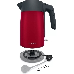 Чайник электрический Bosch TWK7L464 1.7 л, 2400 Вт., нерж.сталь, покрытая эмалью, красный, шкала уровня воды, фото6