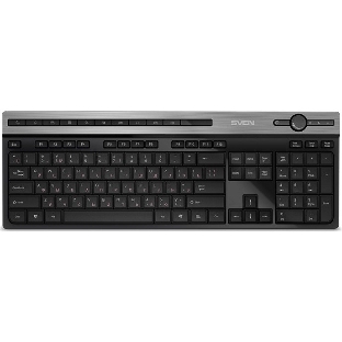 Клавиатура SVEN KB-E5500W беспроводная, радиоканал, чёрный
