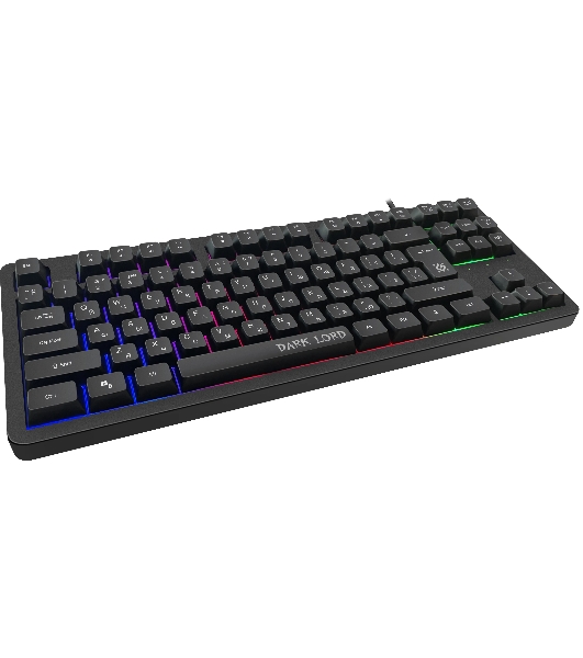 Клавиатура проводная Defender Dark Lord GK-580, USB, черный
