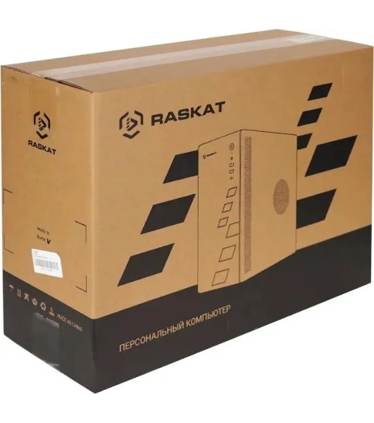 Компьютер Raskat Standart 300 (Intel Core i3 12100, RAM 8Gb, SSD 240Gb, no OS, kb+ms, черный)