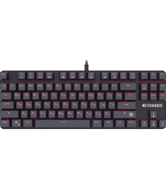 Клавиатура проводная Defender MECHANICAL MECHANOID GK-581 RU BLK