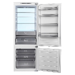 Встраиваемый холодильник Maunfeld MBF193NFW1GR Inverter белый двухкамерный 257/84 л морозилка снизу, No Frost, фото8