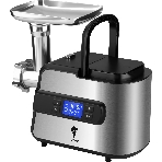 Мясорубка электрическая LEONORD LE-17706 черный, 2600 Вт, 2.0 кг/мин, реверс, металлический лоток, насадки - 5, фото7