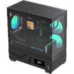 Компьютерный корпус AeroCool/Formula V Line Crystal E1M Black, MATX, USB3.0*2, Switch Display Panel, фото8