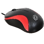 Мышь проводная Oklick 115S черный/красный, 1200 dpi, USB, кнопки - 3, фото3