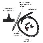 Пылесос JVC JH-VC411 черный, 400/2200 Вт, уборка сухая, пылесборник контейнер 3 л, фото4