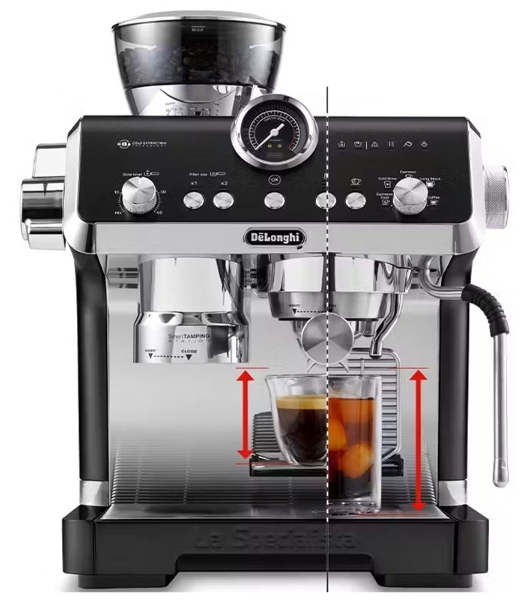 Кофеварка рожковая DELONGHI EC9555 ВК черный, исп. кофе - молотый/зерновой, 2 л, 1550 Вт, 19 Бар