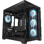 Компьютерный корпус без блока питания PCCooler C3T700 BK, Midi-Tower, TG, no fans, 1xUSB-A 3.0 + 1xUSB-A 2.0 + 1xUSB-C, ATX, mATX, mITX черный, фото5