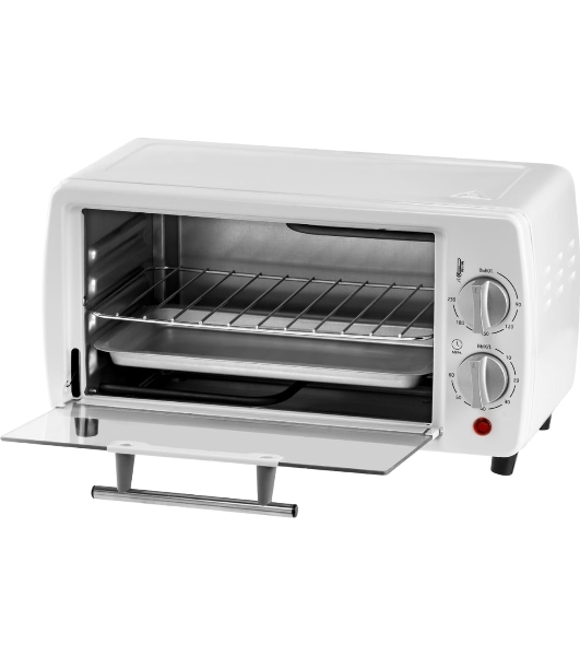 Мини-печь Galaxy Line GL 2625, белый, 8 л, 1000 Вт, таймер на 60 минут, индикатор работы, автоотключение