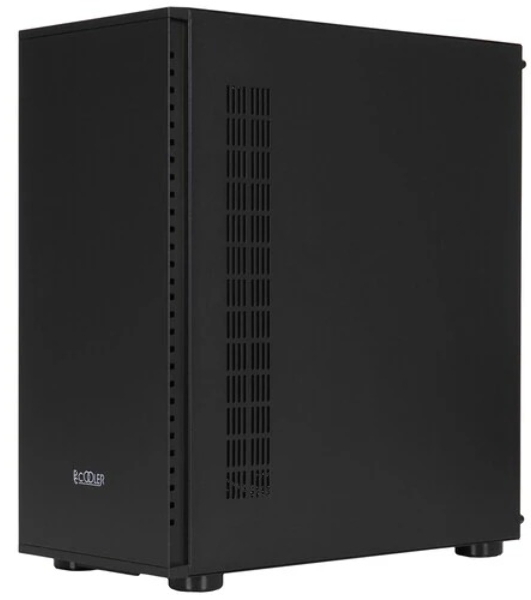 Компьютерный корпус PCCooler IE200 BK, Tempered Glass Full Tower, черный, TG, SPCC, 1x120мм ARGb E-ATX, ATX, mATX, mITX 180/380/220мм 4x2.5', 2x3.5', 7+3xPCI 1xUSB-A 3.0, 2xUSB-A 2.0 432x225x495мм