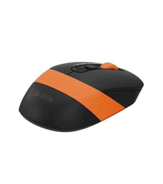 Мышь беспроводная A4Tech Fstyler FG10 черный/оранжевый, 2000 dpi, радиоканал, USB, кнопки - 4