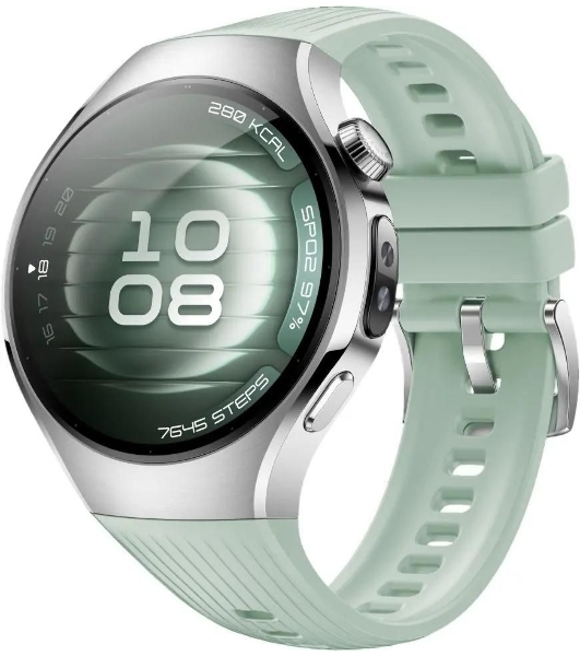 Умные часы HUAWEI Watch 5 Soc-L19F, 1.38' AMOLED, 4G, GPS, IP69, зеленый / серебристый