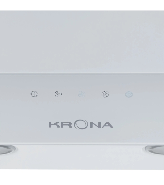Наклонная вытяжка Krona HELGA 600 белый S