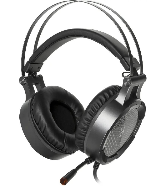 Гарнитура A4Tech Bloody G530 чёрный/серый, проводная, подсветка