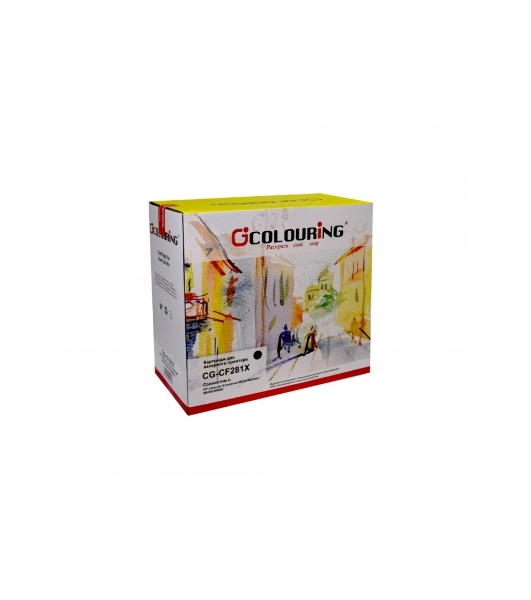 Картридж лазерный Colouring CG-CF281X черный (25000 стр.) для HP LaserJet Enterprise M630f/M630dn/M630h/M630z