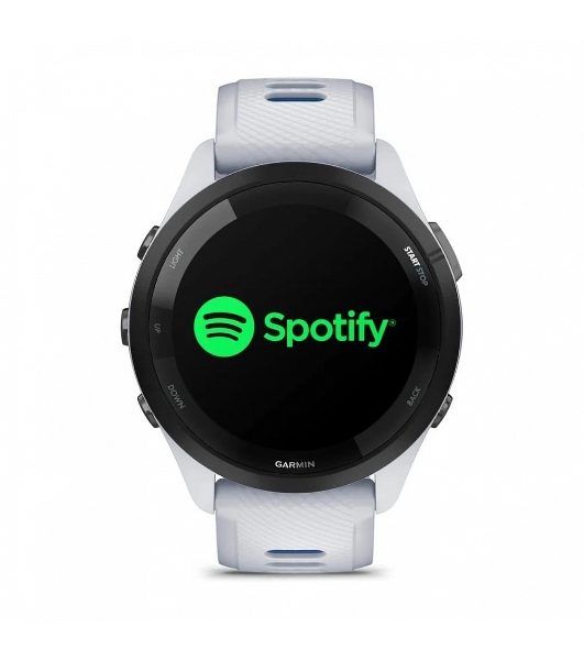 Умные часы Garmin Forerunner 265, 1.3' AMOLED, 5G, Wi-Fi, Bluetooth, NFC, IPX7, белый