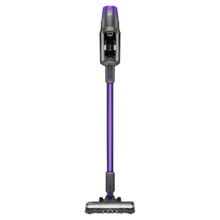 Пылесос вертикальный Centek CT-2572 фиолетовый/черный, питание от аккумулятора, 230 Вт, уборка сухая, пылесборник 1.2 л, работа от АКБ max 90 мин