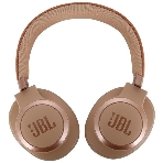 Беспроводные/проводные наушники JBL Live 770NC бежевый, полноразмерные, Bluetooth + проводной, адаптивное шумоподавление, фото4