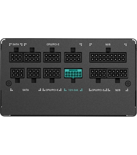 Блок питания Deepcool/GamerStorm PN750M V2 Gen.5, 750Вт, 80 PLUS Gold, 120мм, черный