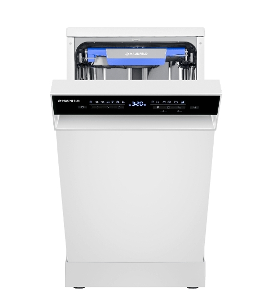 Посудомоечная машина Maunfeld MWF45331W Inverter, белый, 45 см, 10 компл., 44 дБ, класс A+++
