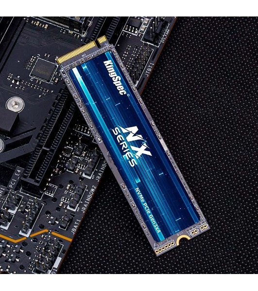 Накопитель SSD KingSpec NX-512, 512Gb, PCIe 3.0 x4, M.2 2280, NVMe, R/W 3400/3100
