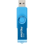 Флешка USB Smartbuy Twist Blue (SB032Gb2TWB), 32Gb, USB 2.0, R/W 15/12, синий, фото 1