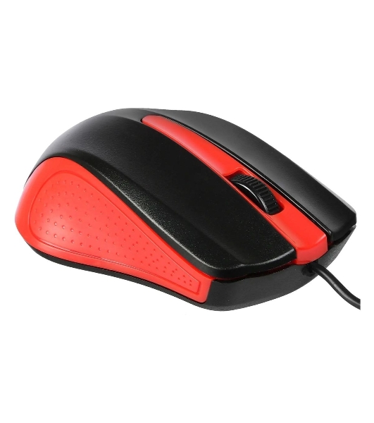 Мышь проводная Acer OMW012 черный/красный, 1200 dpi, USB, кнопки - 3