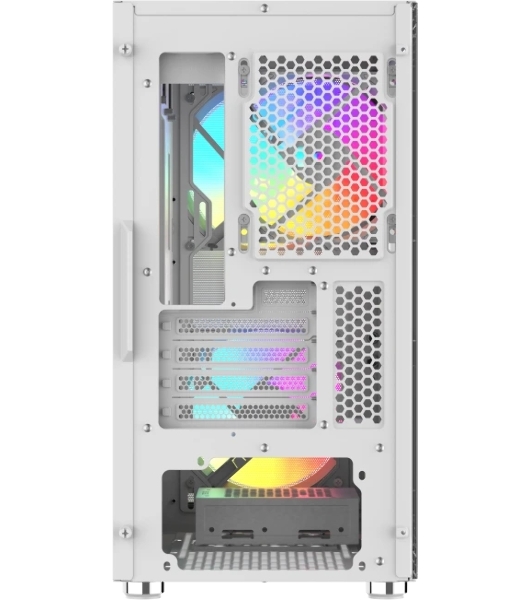 Корпус SAMA S30, Mini-Tower, белый, 2 x 140 мм, 1 x 120 мм