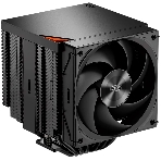 Кулер для процессора PCCooler RZ620Pro TC BK (265W, 4-pin PWM, 160mm, Al/Cu, 6x6mm, 2x120mm, 80CFM, 36.2dBA, 2400RPM, S: 1851/1700/1200/115X, AM5/AM4, black), фото 1