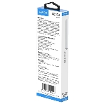 Кабель Maxvi MC-19M blue, USB-A - microUSB, 2.4A, LED ток макс. нагрузки 2.4А, макс. напряжение 5V; стандарт USB 2.0; длина кабеля 1.5м, нейлоновая оплетка, металлические корпуса разъемов, LED подсветка, цвет: синий, фото3
