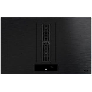 Варочная поверхность со встроенной вытяжкой Smeg HOBD382MB2, 83 см, индукция, слайдерное управление, 4 зоны нагрева, 9 уровней мощности, автоматическое определение посуды, таймер, быстрый старт, индикация остаточного тепла, 650 м3/ч, 8 скоростей + 2 интенсивных режима, энергоэффективность А+, черный