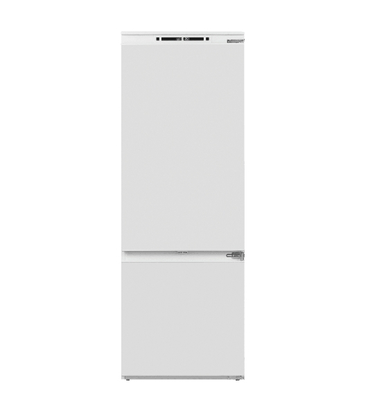 Встраиваемый холодильник Maunfeld MBF193NFW1GR Inverter белый двухкамерный 257/84 л морозилка снизу, No Frost