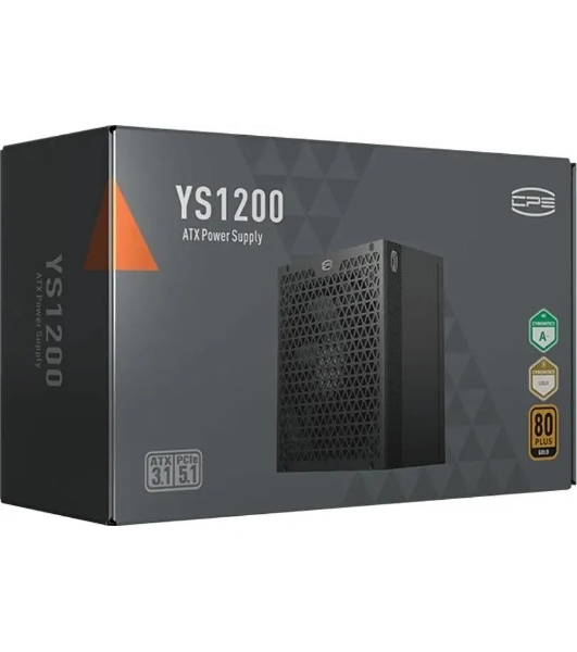 Блок питания PCCooler P5-YS1200-G1F черный 1200W 80 PLUS Gold, 135мм, модульный, черный