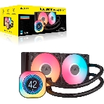 Система жидкостного охлаждения Corsair iCUE LINK TITAN 240 RX LCD (240мм, черный, RGb/ Fans: 2x120мм, 73.5CFM, 36dBA, 2100RPM/ S: 1851, 1700, AM5, AM4), фото2