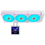 Система водяного охлаждения Lian-Li HydroShift II LCD-S 360CL ARGB Soc-AM5/AM4/1700/1851 белый 4-pin 30dB Al+Cu LCD Ret (G89.GHS2LCDS36CW.R0), фото3